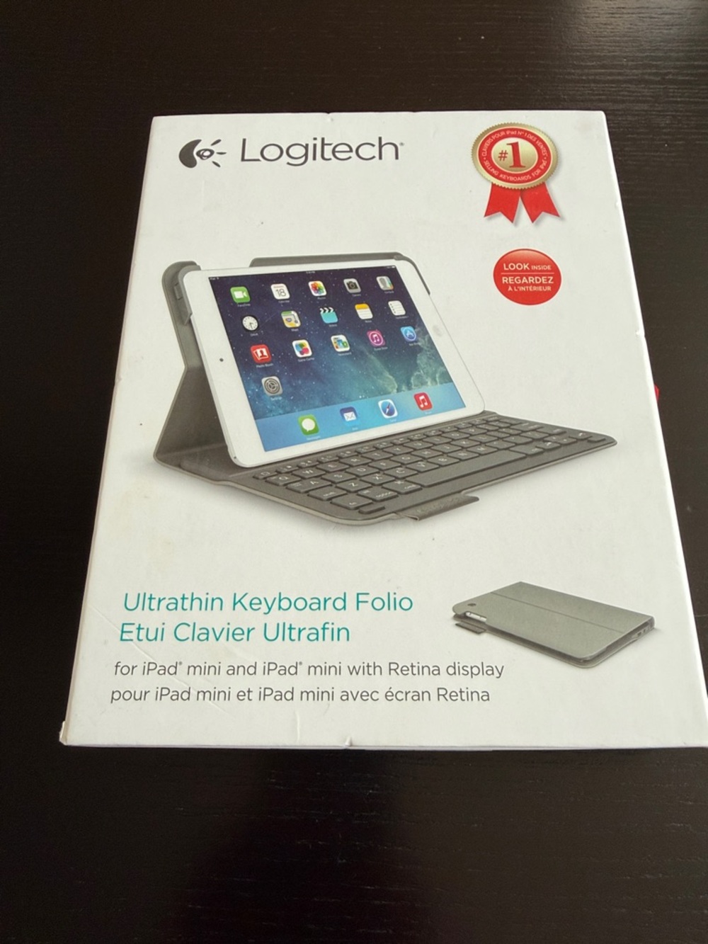 Logitech Ultrathin Keyboard Folio for iPad mini - Gray